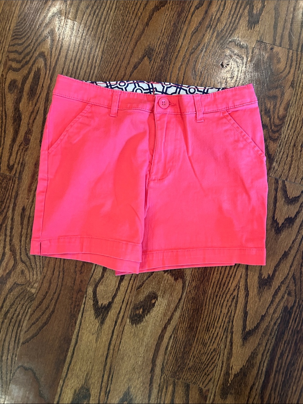 Bright Pink Casual Shorts